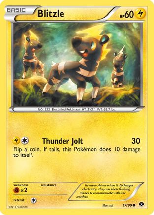 Blitzle (/99) Reverse Holofoil [BW: Next Destinies] Pokemon Single Pokémon
