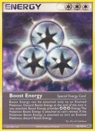 Boost Energy (93/107) - [EX: Deoxys] Reverse Holofoil Pokemon Single Pokémon