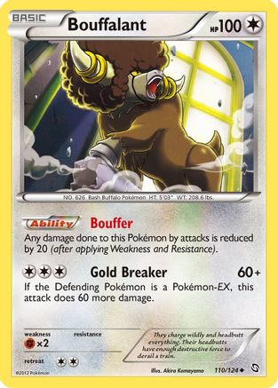 Bouffalant (/124) Reverse Holofoil [BW: Dragons Exalted] Pokemon Single Pokémon