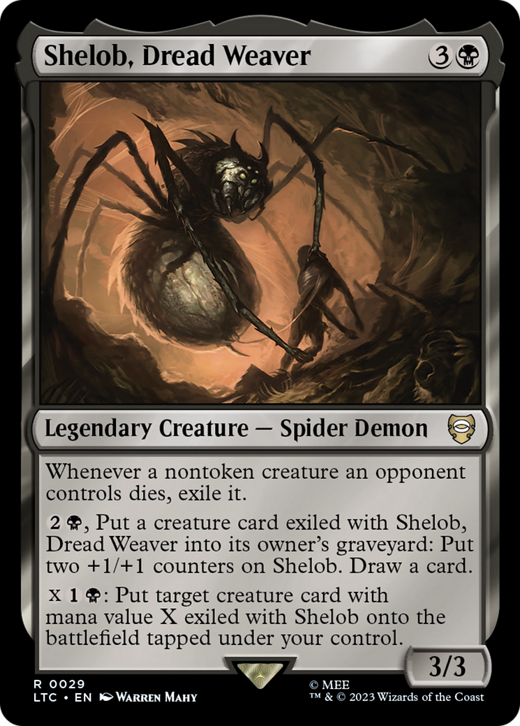 Shelob, Dread Weaver (LTC-029) [Tales of Middle-earth Commander] MTG Single Wizards of the Coast