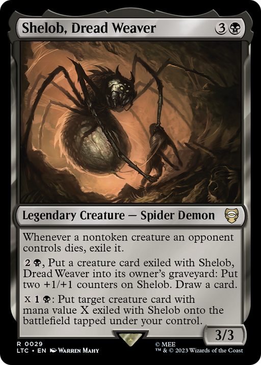 Shelob, Dread Weaver (LTC-029) [Tales of Middle-earth Commander] MTG Single Wizards of the Coast