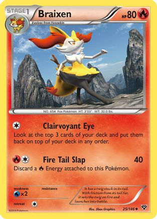 Braixen (/146) Reverse Holofoil [XY: Base Set] Pokemon Single Pokémon