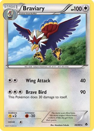 Braviary (/98) Holofoil [BW: Emerging Powers] Pokemon Single Pokémon