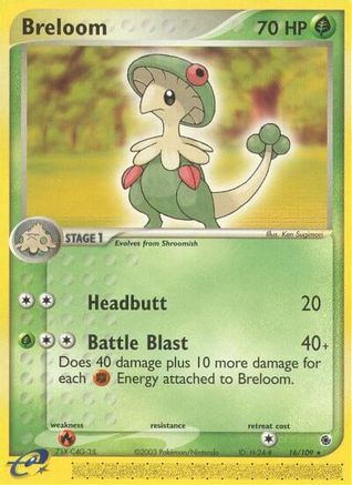 Breloom (/109) [EX: Ruby & Sapphire] Pokemon Single Pokémon