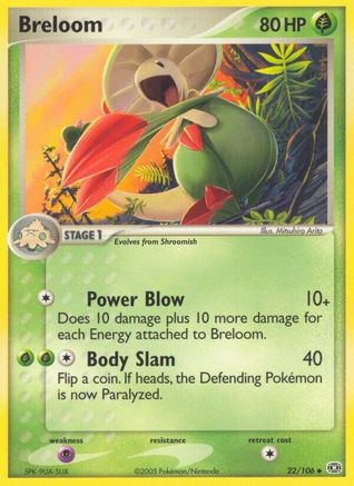 Breloom (/106) Reverse Holofoil [EX: Emerald] Pokemon Single Pokémon