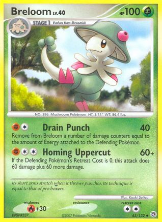 Breloom (/132) Reverse Holofoil [DP: Secret Wonders] Pokemon Single Pokémon