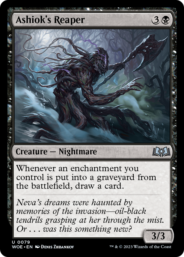 Ashiok's Reaper (WOE-079) [Wilds of Eldraine] Foil MTG Single Wizards of the Coast