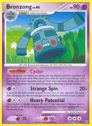 Bronzong (/100) Reverse Holofoil [DP: Stormfront] Pokemon Single Pokémon