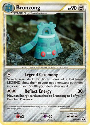 Bronzong (/102) Reverse Holofoil [HGSS: Triumphant] Pokemon Single Pokémon