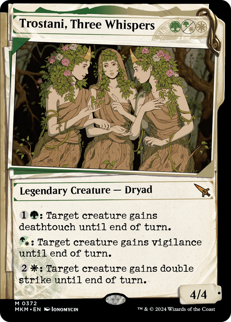 Trostani, Three Whispers (0372) (MKM-372) [Murders at Karlov Manor] (Showcase) MTG Single Murders at Karlov Manor
