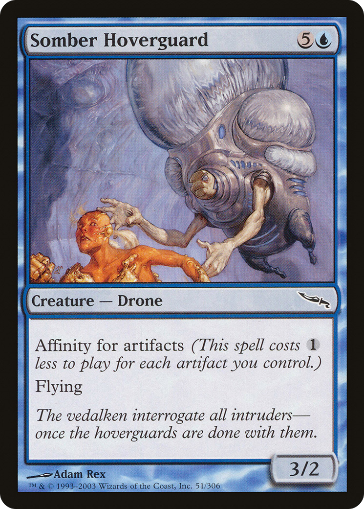 Somber Hoverguard (MRD-051) [Mirrodin] MTG Single Wizards of the Coast