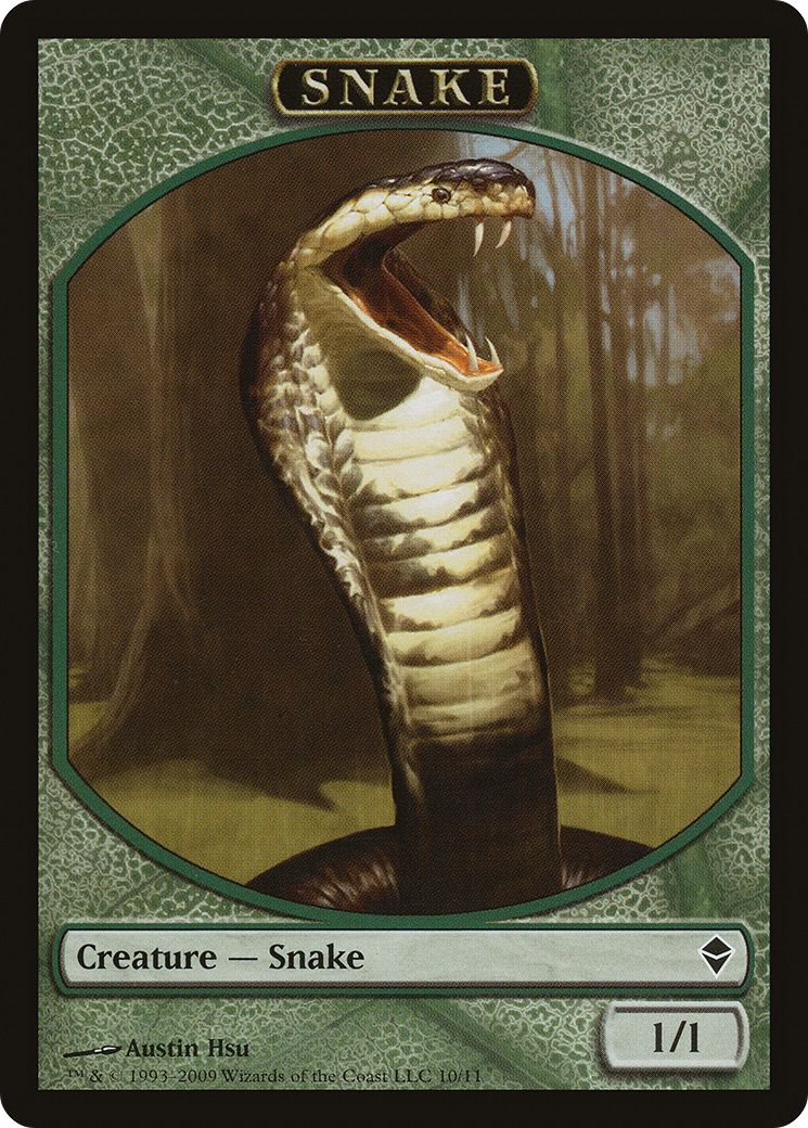 Snake (ZEN-010) [Tokens] Zendikar Tokens MTG Single Wizards of the Coast
