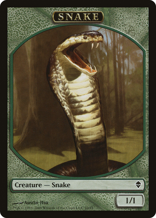 Snake (ZEN-010) [Tokens] Zendikar Tokens MTG Single Wizards of the Coast