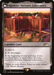Hawkins National Laboratory (SLD-609) [Secret Lair] Drop (upsidedowndfc) Foil MTG Single Wizards of the Coast