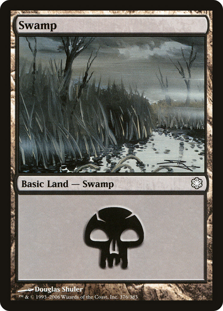 Swamp (376) (CTD-376) [Misc] Coldsnap Theme Decks MTG Single Wizards of the Coast