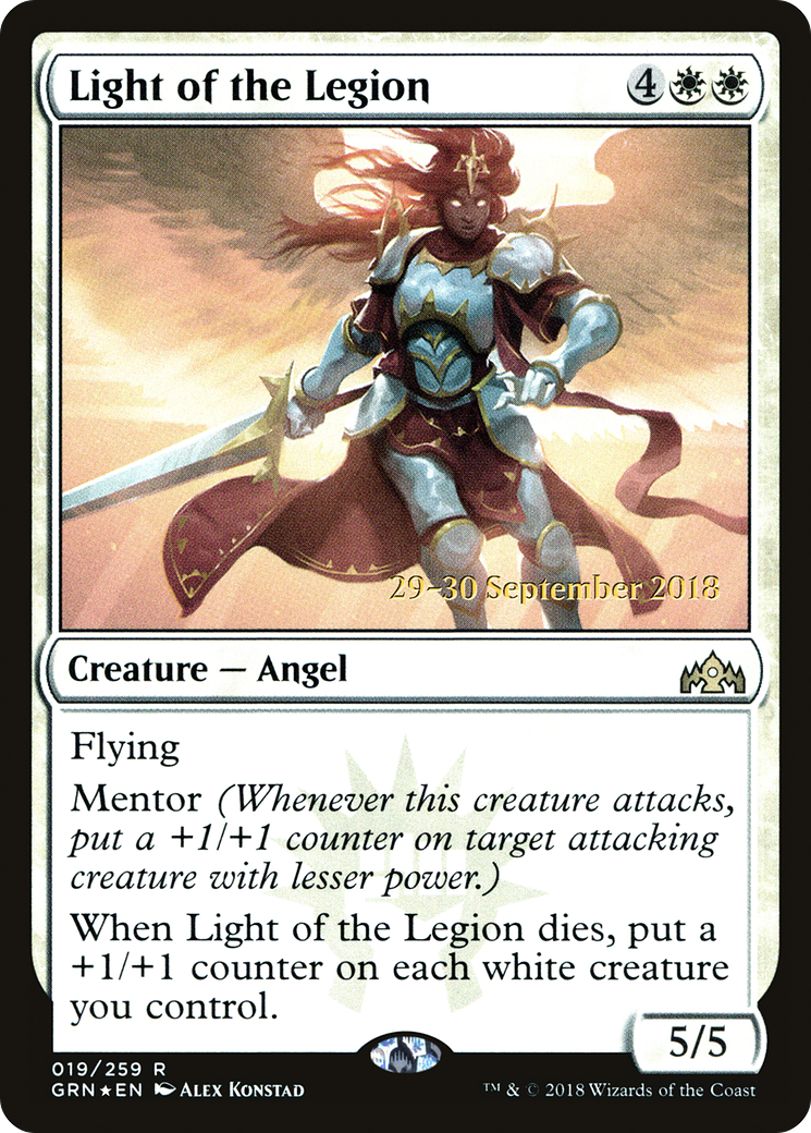 Light of the Legion (PRE-019) [Guilds of Ravnica Promos] Foil MTG Single Wizards of the Coast