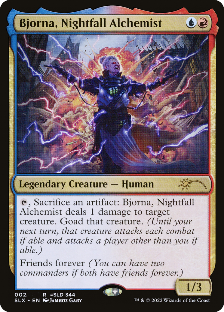 Bjorna, Nightfall Alchemist (SLX-002) [Secret Lair] Universes Within MTG Single Wizards of the Coast