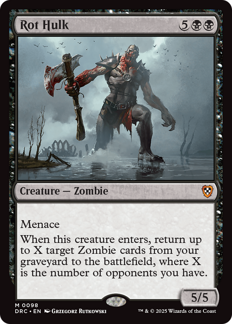 Rot Hulk (DRC-098) [Commander: Aetherdrift] MTG Single Wizards of the Coast