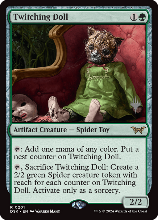 Twitching Doll (PPDSK-201) [Duskmourn: House of Horror Promos] Foil MTG Single Wizards of the Coast
