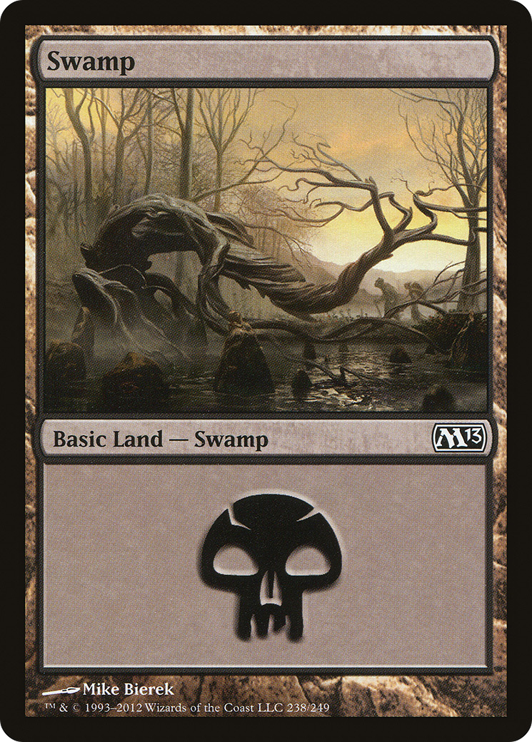 Swamp (M13-238) [Magic 2013] Foil MTG Single Wizards of the Coast