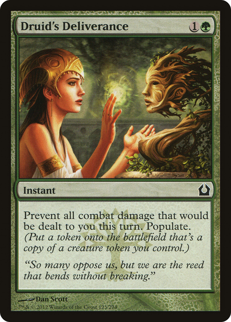 Druid's Deliverance (RTR-123) [Return to Ravnica] MTG Single Wizards of the Coast