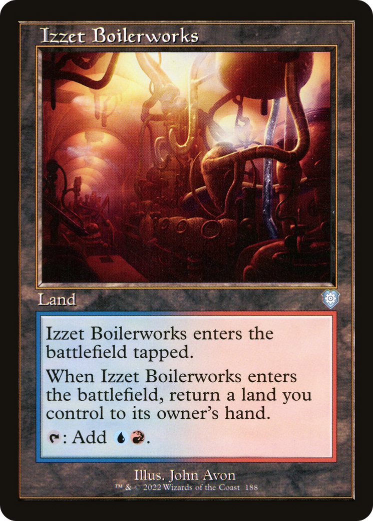 Izzet Boilerworks (BRC-188) [The Brothers' War Commander] MTG Single Wizards of the Coast