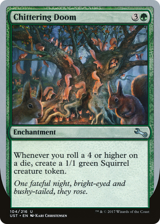 Chittering Doom (UST-104) [Unstable] MTG Single Wizards of the Coast
