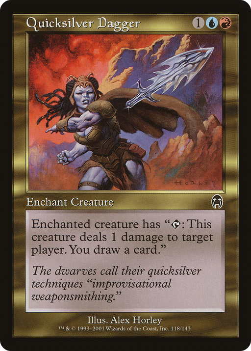 Quicksilver Dagger (APC-118) [Apocalypse] MTG Single Wizards of the Coast