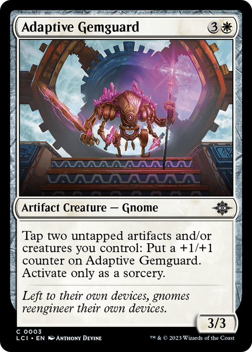 Adaptive Gemguard (LCI-003) [The Lost Caverns of Ixalan] MTG Single Wizards of the Coast