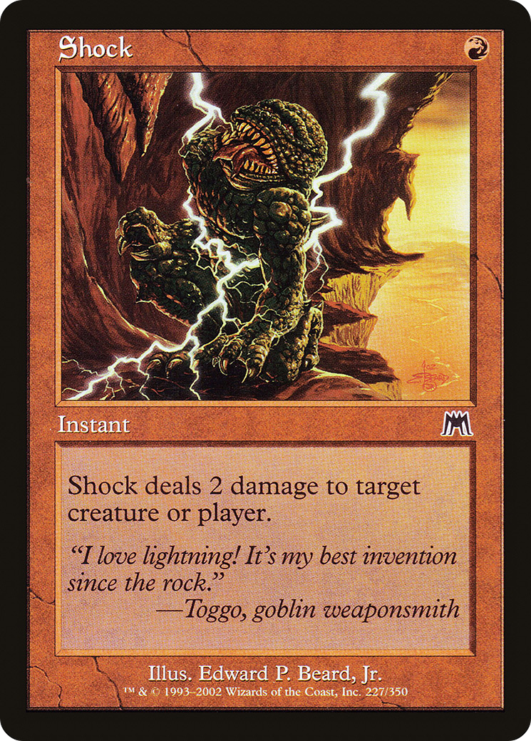 Shock (ONS-227) [Onslaught] MTG Single Wizards of the Coast