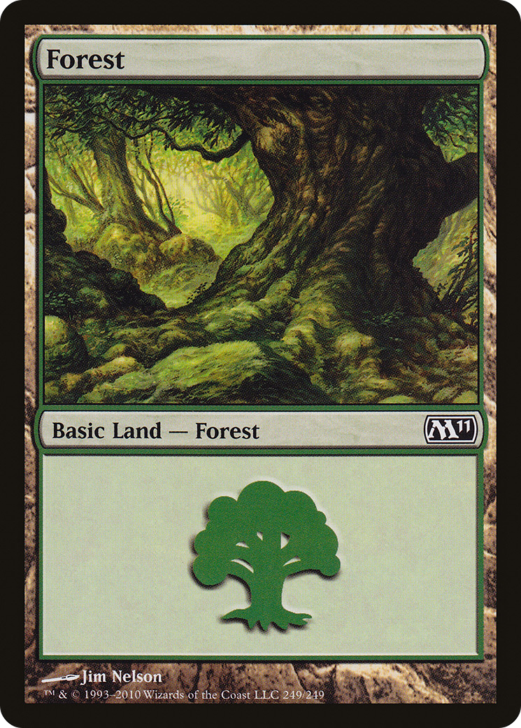 Forest (M11-249) [Magic 2011] MTG Single Wizards of the Coast