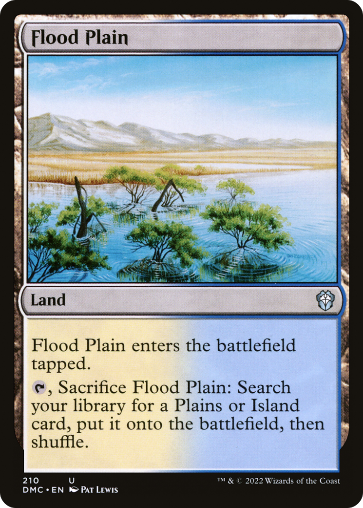 Flood Plain (DMC-210) [Dominaria United Commander] MTG Single Wizards of the Coast