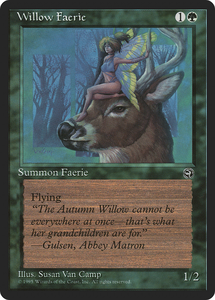 Willow Faerie (HML-99A) [Homelands] MTG Single Wizards of the Coast