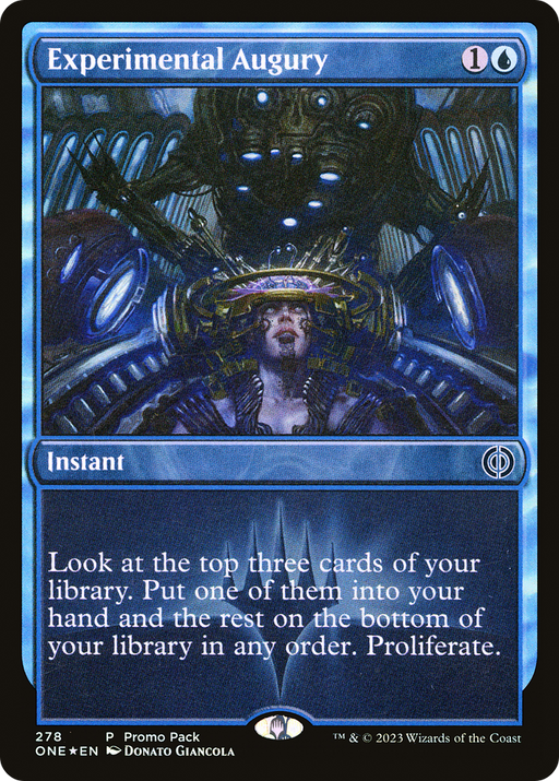 Experimental Augury (PPONE-278) [Phyrexia: All Will Be One] MTG Single Wizards of the Coast