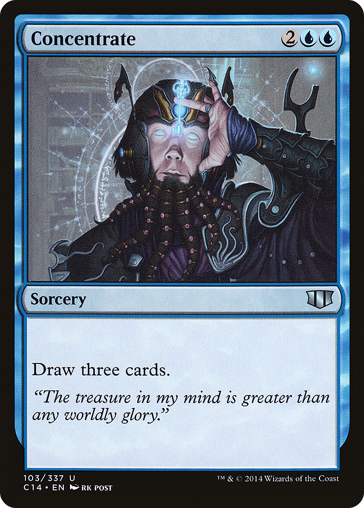 Concentrate (C14-103) [Commander 2014] MTG Single Wizards of the Coast