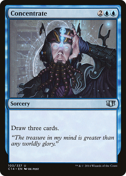 Concentrate (C14-103) [Commander 2014] MTG Single Wizards of the Coast