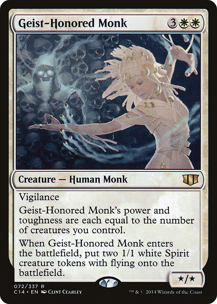 Geist-Honored Monk (C14-072) [Commander 2014] MTG Single Wizards of the Coast