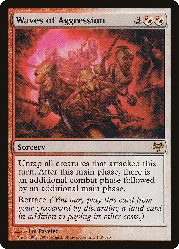 Waves of Aggression (EVE-148) [Eventide] MTG Single Wizards of the Coast