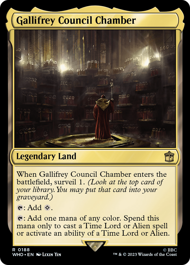 Gallifrey Council Chamber (WHO-188) [Doctor Who] MTG Single Wizards of the Coast
