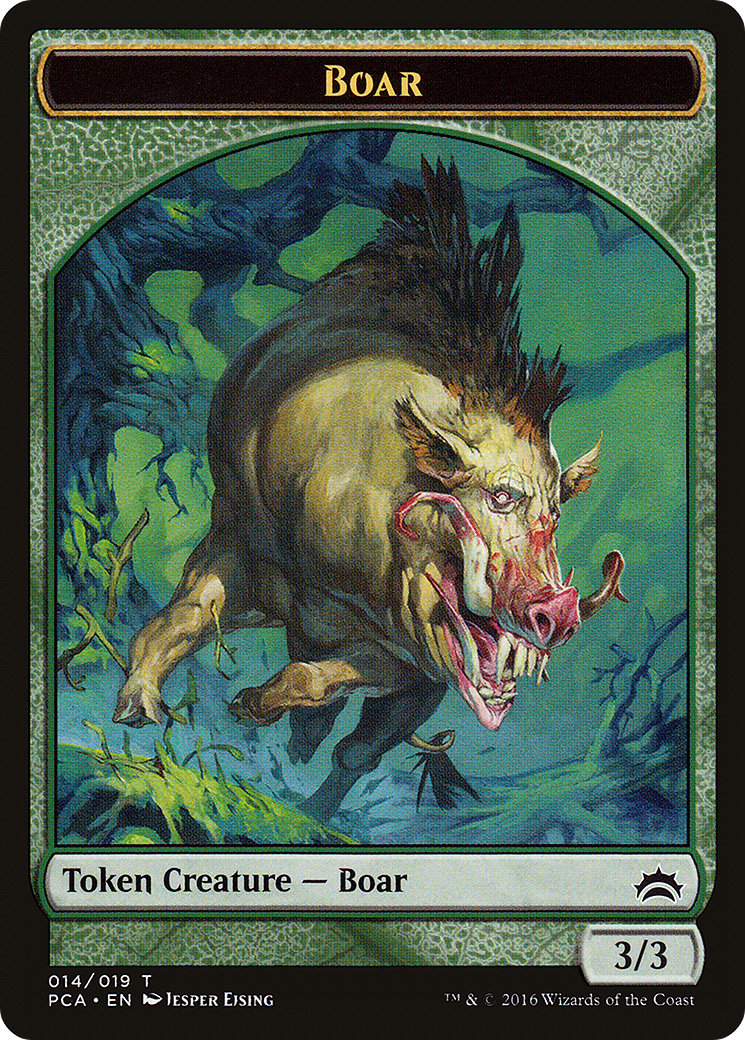 Boar (TPCA-014) [Tokens] Planechase Anthology Tokens MTG Single Wizards of the Coast