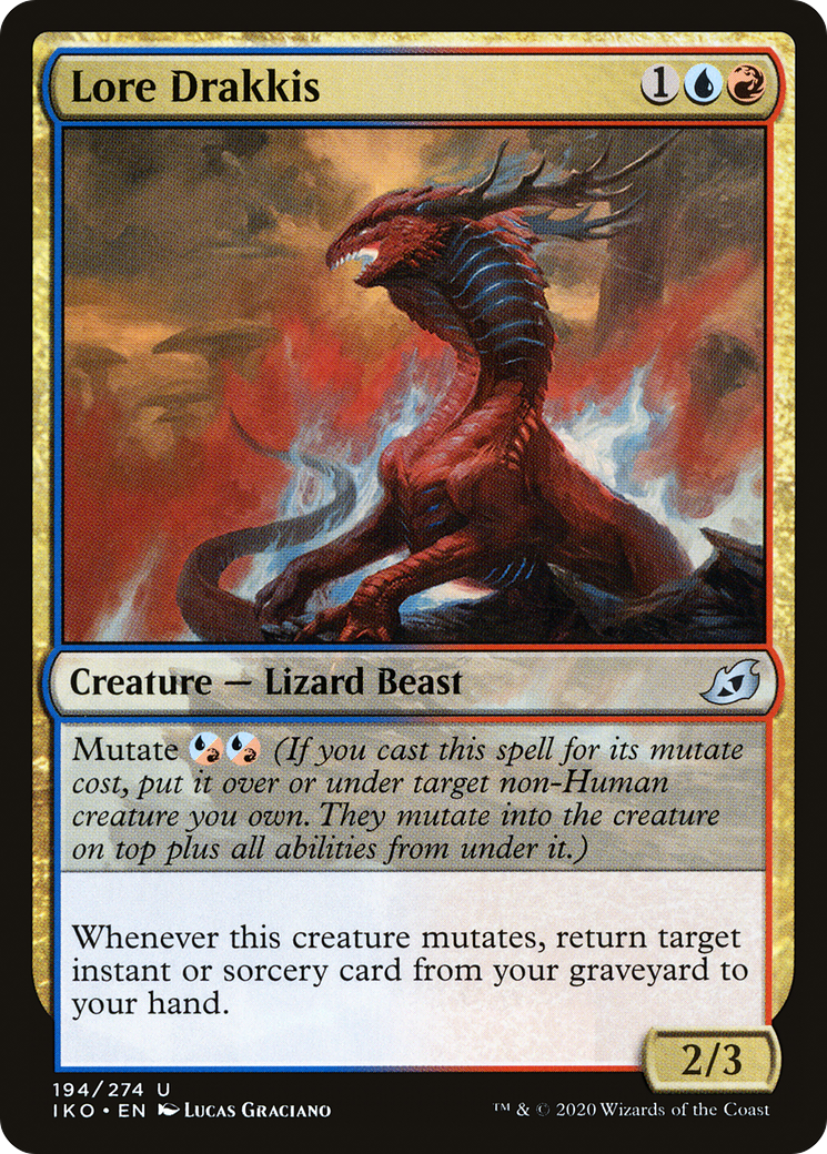 Lore Drakkis (IKO-194) [Ikoria: Lair of Behemoths] MTG Single Wizards of the Coast