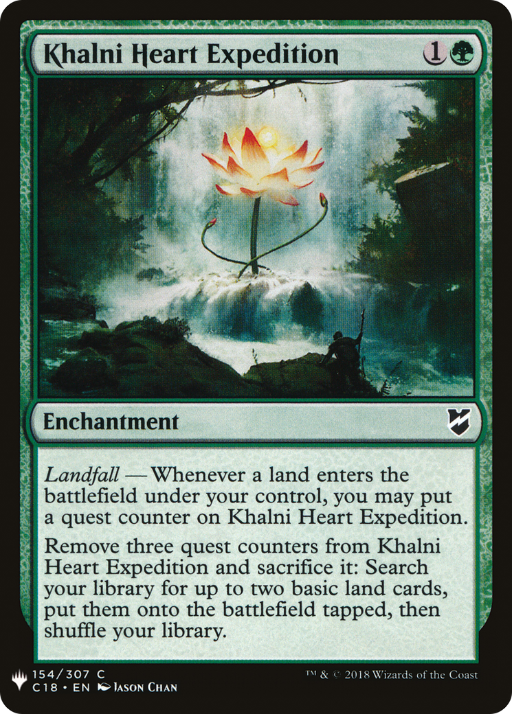 Khalni Heart Expedition (LIST-C18-154) [Mystery Booster] The List MTG Single Wizards of the Coast