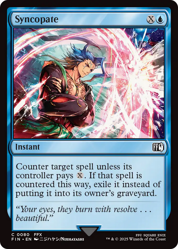 Syncopate (FIN-080) [FINAL FANTASY] MTG Single Wizards of the Coast