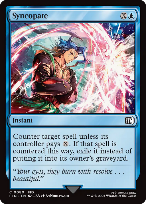 Syncopate (FIN-080) [FINAL FANTASY] MTG Single Wizards of the Coast
