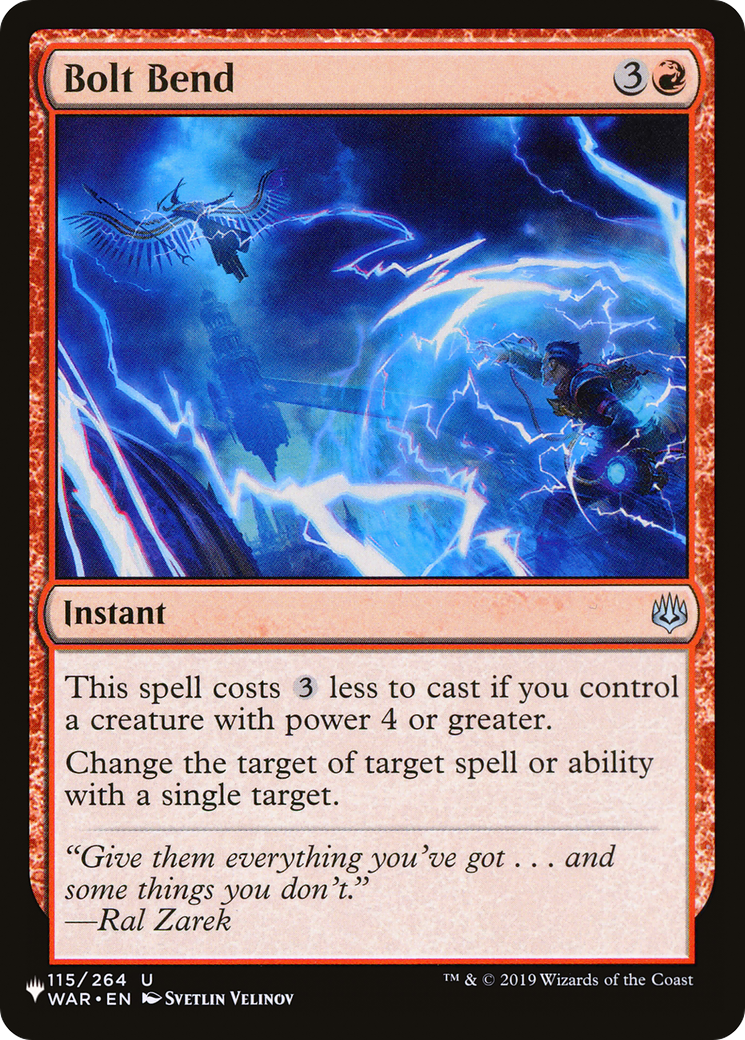 Bolt Bend (LIST-115/264) [Mystery Booster] The List MTG Single Wizards of the Coast