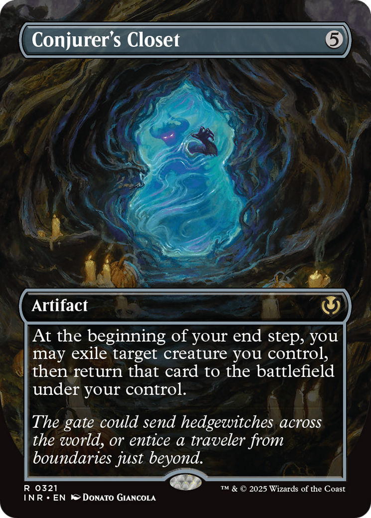 Conjurer's Closet (INR-321) [Innistrad Remastered] (Borderless) MTG Single Wizards of the Coast