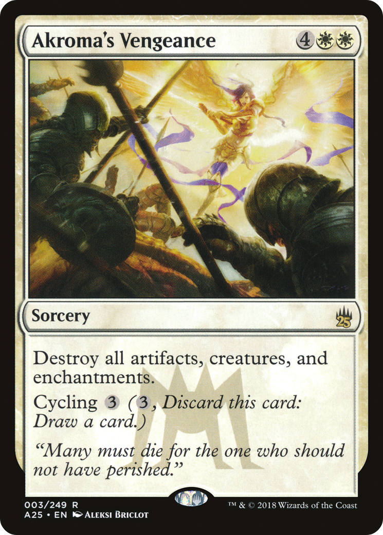 Akroma's Vengeance (A25-003) [Masters 25] MTG Single Wizards of the Coast