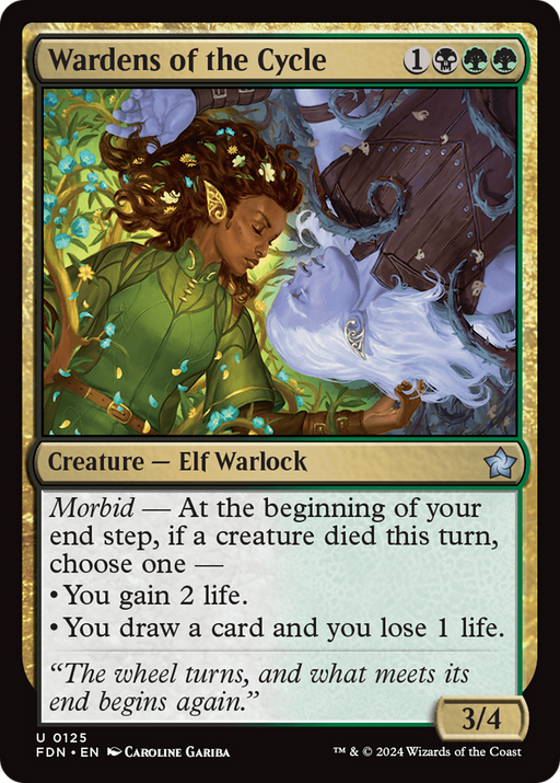 Wardens of the Cycle (FDN-125) [Foundations] MTG Single Wizards of the Coast