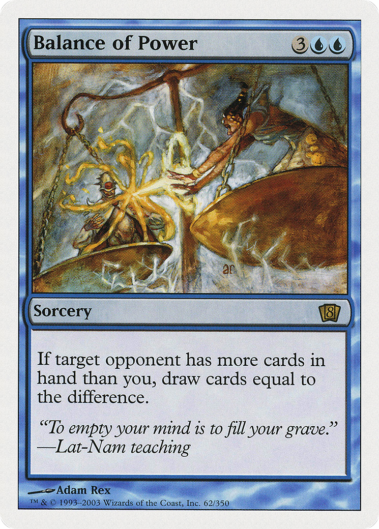 Balance of Power (8ED-062) [8th Edition] MTG Single Wizards of the Coast