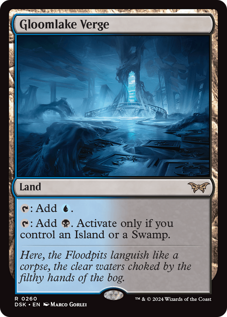 Gloomlake Verge (DSK-260) [Duskmourn: House of Horror] Foil MTG Single Wizards of the Coast